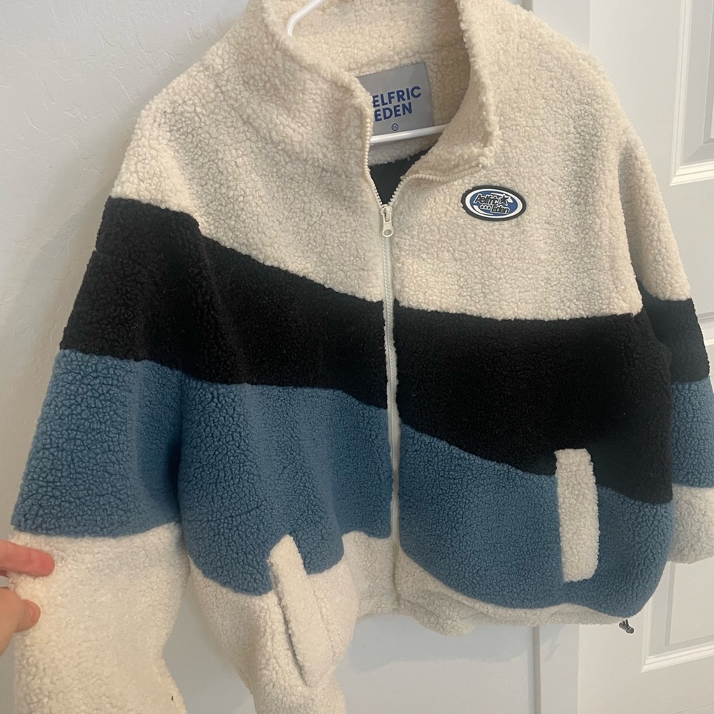 Aelfric Eden Colorblock Jacket - Black, Blue, and Cream